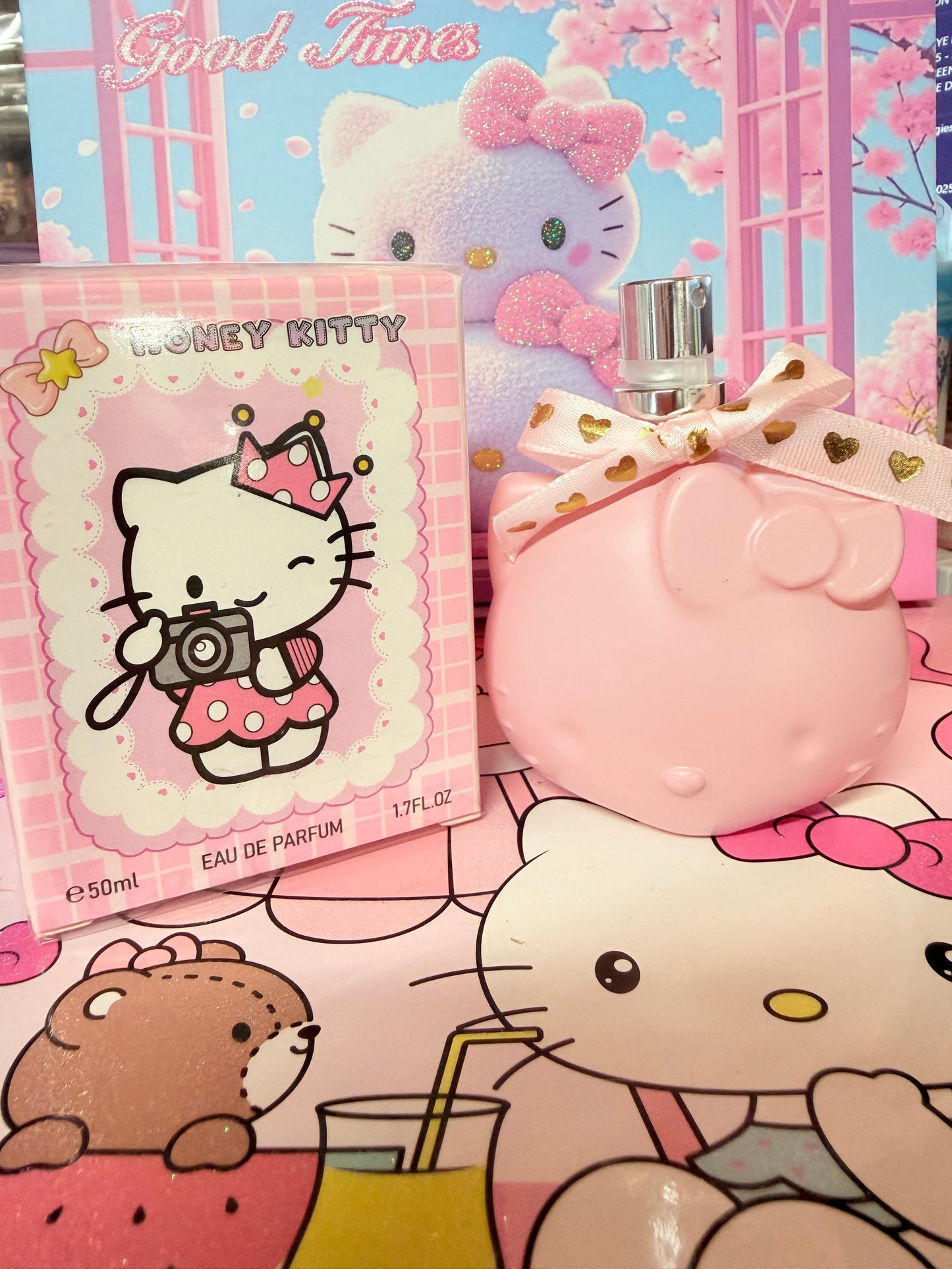 Rare Pink Hello Kitty Honey Kitty Camera Edition Parfum New Sealed