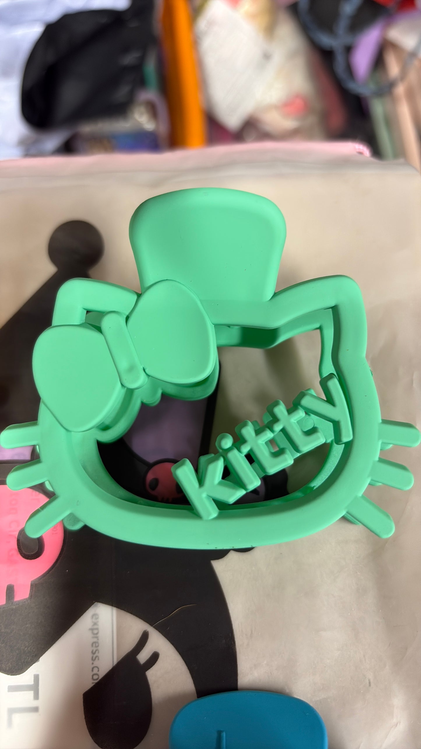 Hello Kitty inspired hair clip/claws