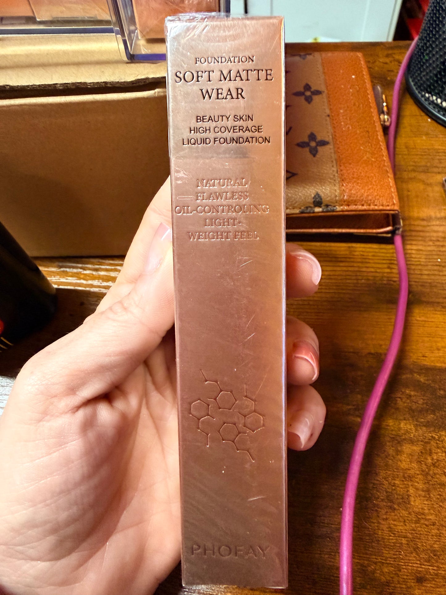 Phofay Foundation Soft Matte wear