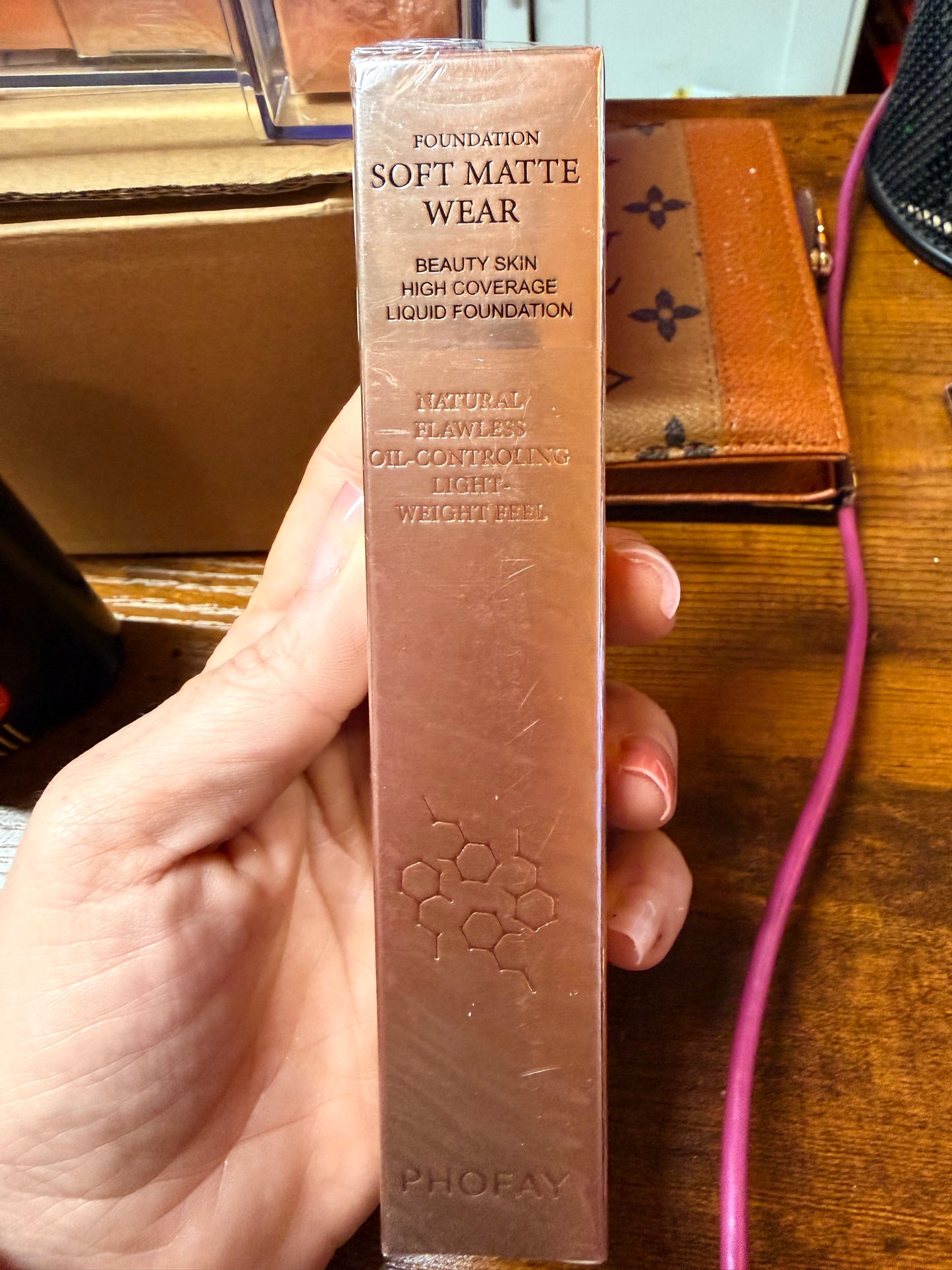 Phofay Foundation Soft Matte wear
