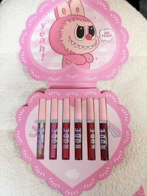 Labubu-themed lip gloss set (LIP STAINS)